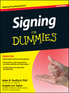 Signing For Dummies  2 by Adan R. Penilla, II eBook